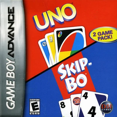 UNO & SKIP BO - Game Boy Advanced - USED