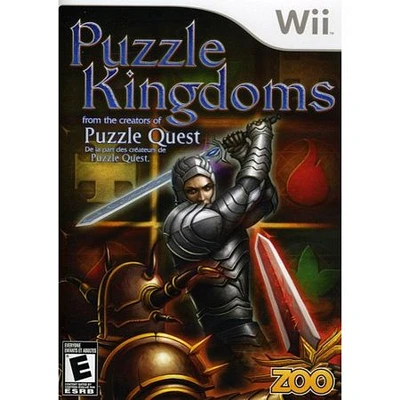 PUZZLE KINGDOMS - Nintendo Wii Wii - USED
