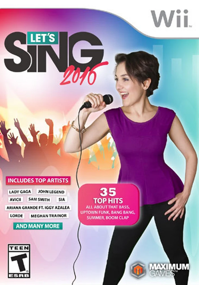 Let's Sing 2016 - Nintendo Wii Wii - USED