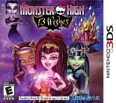 MONSTER HIGH:13 WISHES - Nintendo 3DS - USED