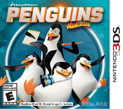 PENGUINS OF MADAGASCAR - Nintendo 3DS - USED