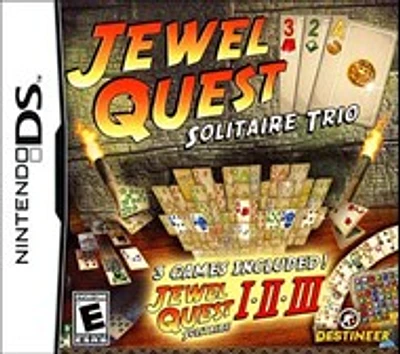 JEWEL QUEST:SOLITAIRE TRIO - Nintendo DS - USED