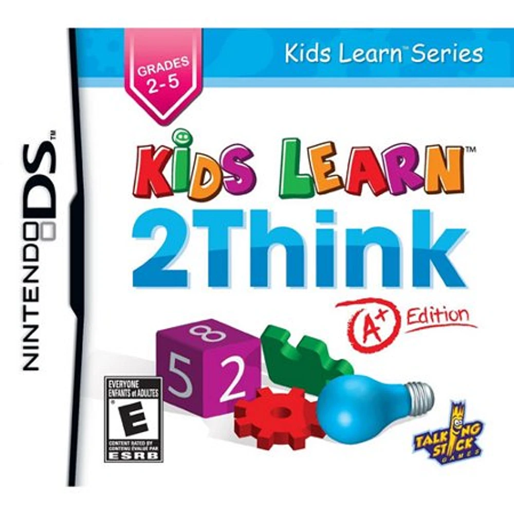 KIDS LEARN TO THIN:A+ EDITION - Nintendo DS - USED