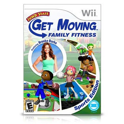 GET MOVING FAMILY FITNESS - Nintendo Wii Wii - USED