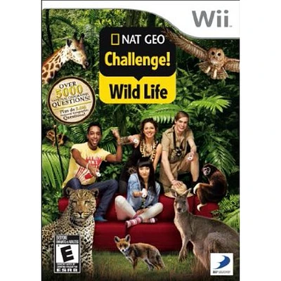 NAT GEO QUIZ:WILD LIFE - Nintendo Wii Wii - USED