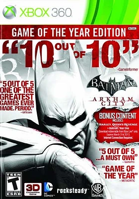 Batman: Arkham City GOTY - Xbox 360 - USED