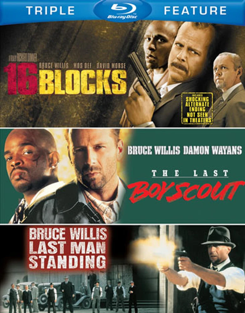 16 Blocks / Last Boy Scout / Last Man Standing - USED