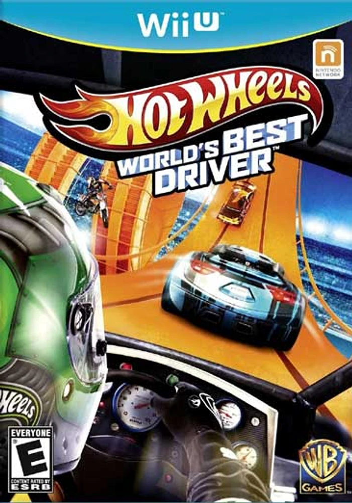 HOT WHEELS:WORLDS BEST DRIVER - WU WiiU Wii-u Wii U - USED