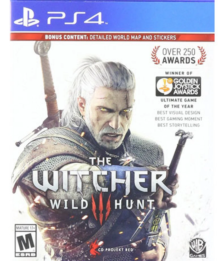 Vintage Stock Witcher : Wild Hunt (new pkg) - Playstation 4 - USED |  Hamilton Place