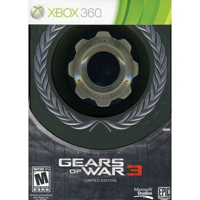 GEARS OF WAR 3:LTD ED - Xbox 360 - USED