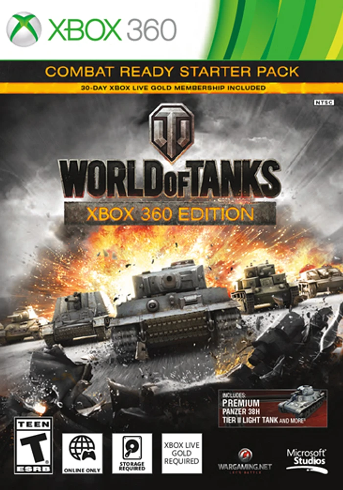 WORLD OF TANKS - Xbox 360 - USED