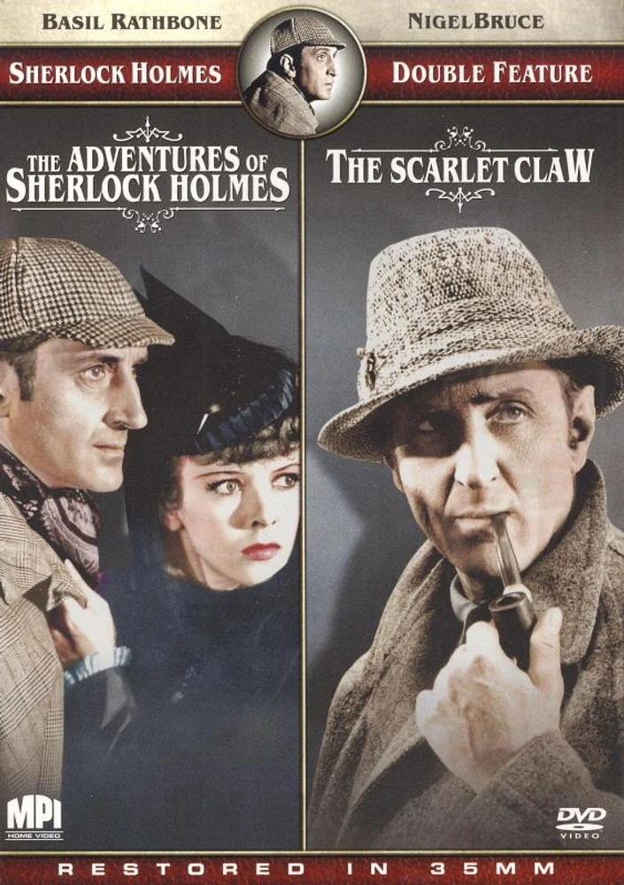 Sherlock Holmes: Adventures of Sherlock Holmes / Scarlet Claw - USED