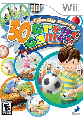 FAMILY PARTY:30 GREAT GAMES - Nintendo Wii Wii - USED