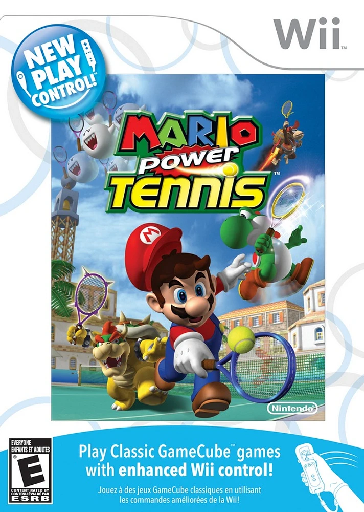 MARIO POWER TENNIS:NEW PLAY - Nintendo Wii Wii - USED