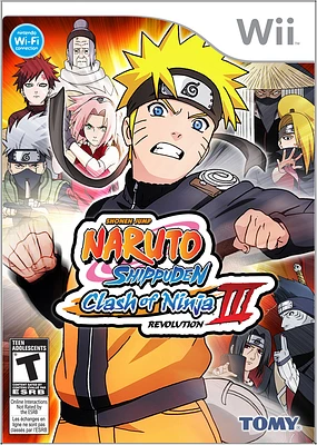 NARUTO SHIPPUDEN:CLASH OF 3 - Nintendo Wii Wii - USED