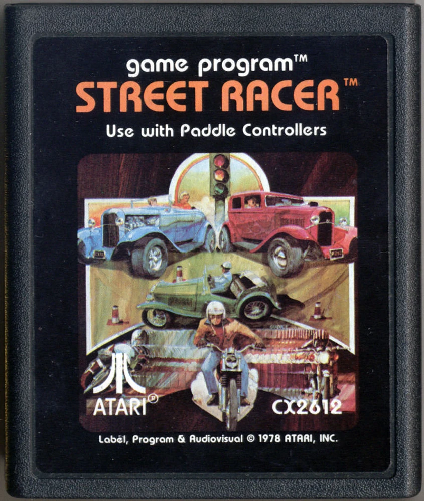 STREET RACER - Atari 2600 - USED