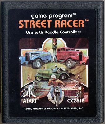 STREET RACER - Atari 2600 - USED