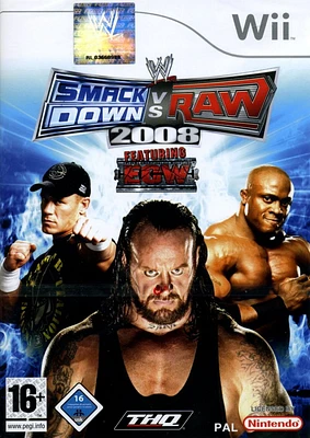 WWE:SMACKDOWN VS RAW 08 - Nintendo Wii Wii - USED