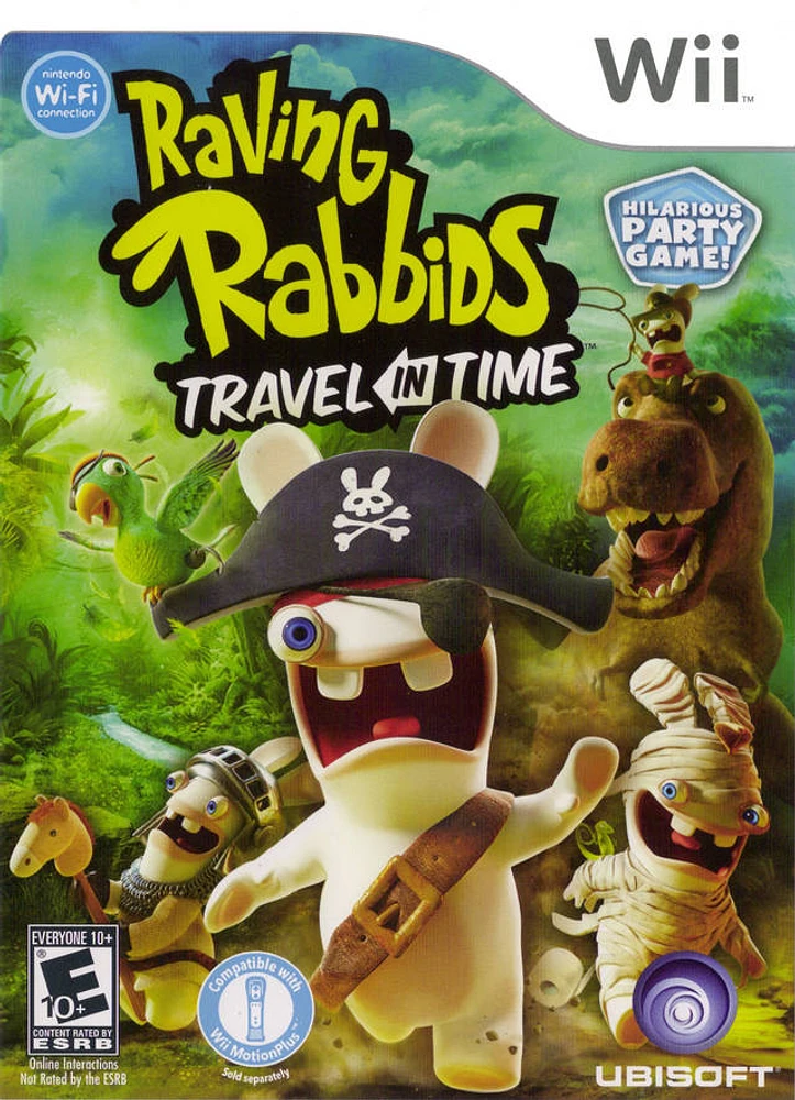 RAVING RABBIDS:TRAVEL IN TIME - Nintendo Wii Wii - USED