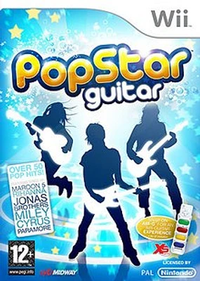 POPSTAR GUITAR (GAME) - Nintendo Wii Wii - USED