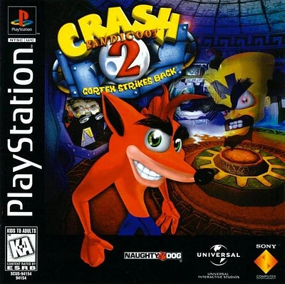 CRASH BANDICOOT 2:CORTEX STRIK - Playstation (PS1) - USED