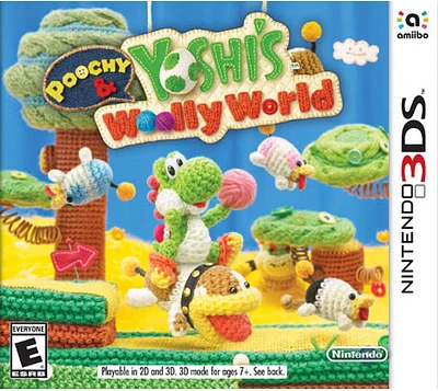 Poochy & Yoshi's Woolly World - Nintendo 3DS - USED