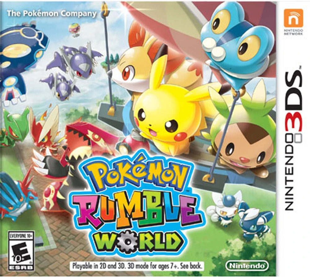 POKEMON RUMBLE WORLD 3D - Nintendo 3DS - USED