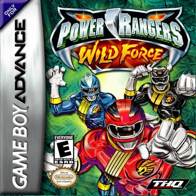 POWER RANGERS:WILD FORCE - Game Boy Advanced - USED