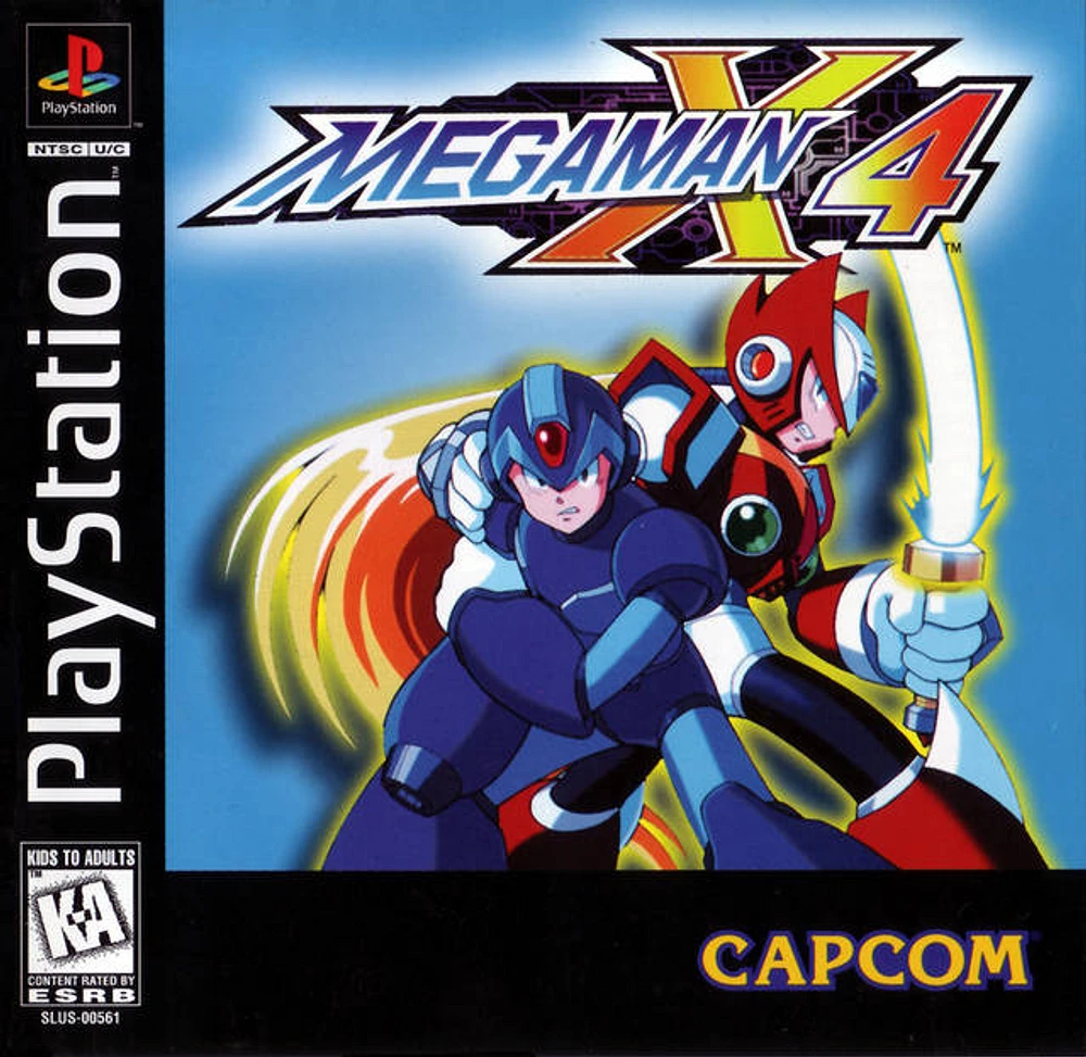 MEGA MAN X4 - Playstation (PS1) - USED