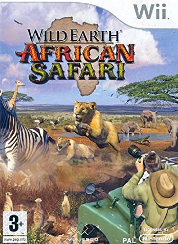 WILD EARTH:AFRICAN SAFARI - Nintendo Wii Wii - USED