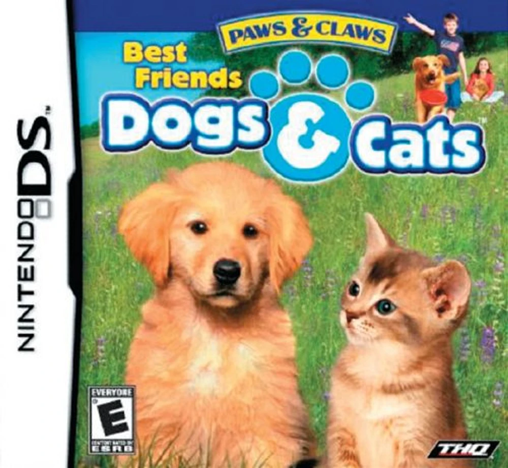 Paws And Claws Dogs And Cats Best Friends - Nintendo DS - USED