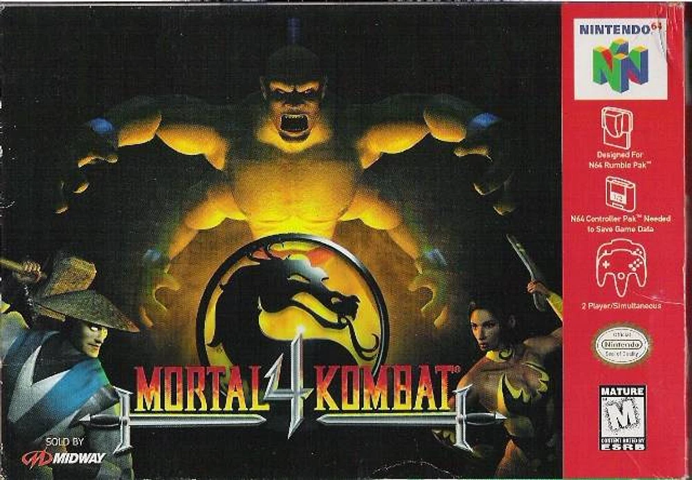 MORTAL KOMBAT IV - Nintendo 64 - USED