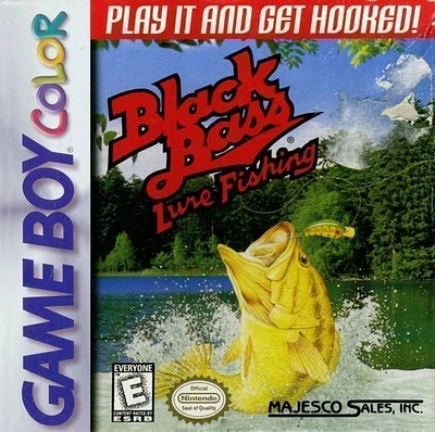 BLACK BASS LURE FISHING - Game Boy Color - USED