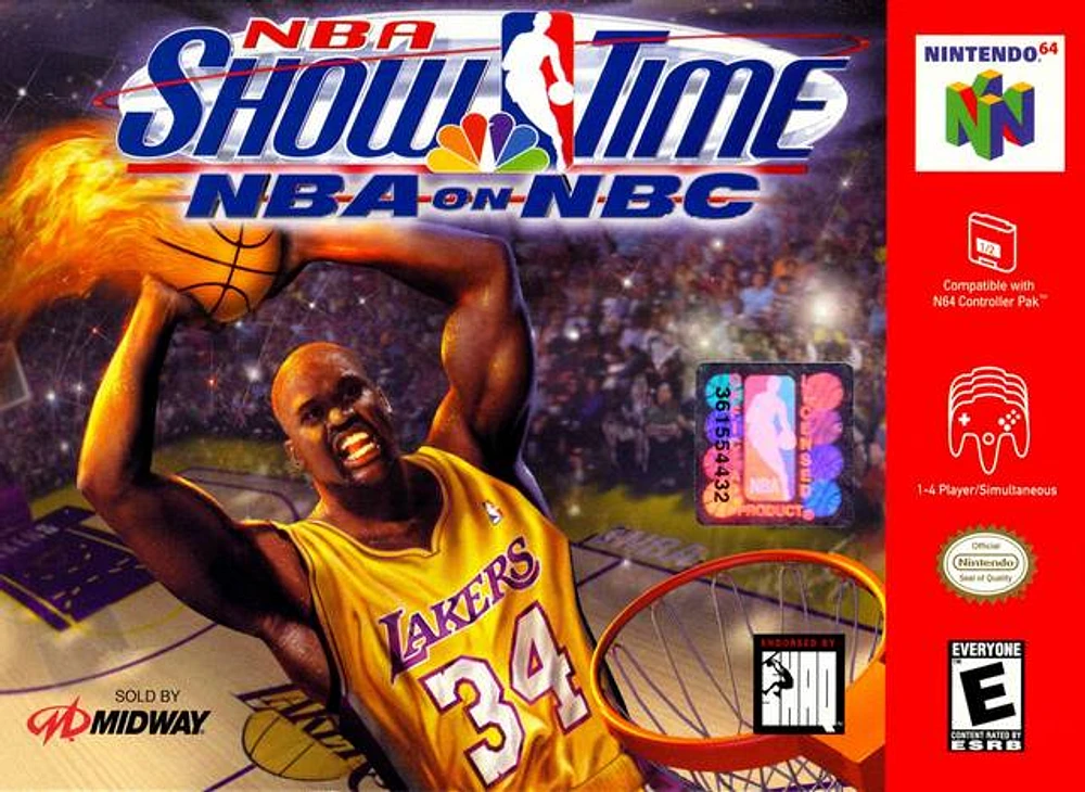NBA SHOWTIME:NBA ON NBC - Nintendo 64 - USED