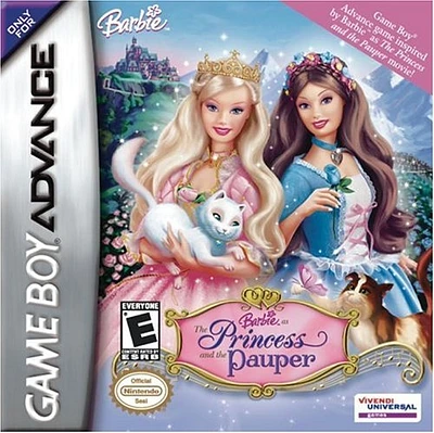 BARBIE:PRINCESS AND PAUPER - Game Boy Advanced - USED