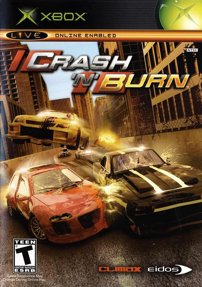 CRASH N BURN - Xbox - USED