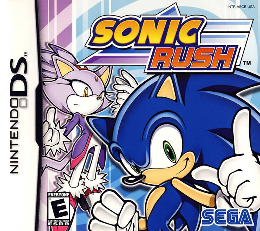 SONIC RUSH - Nintendo DS - USED