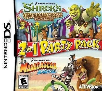 SHREK:CARNIVAL/MADAGASCAR:KART - Nintendo DS - USED