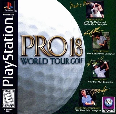 PRO 18:WORLD TOUR GOLF - Playstation (PS1) - USED