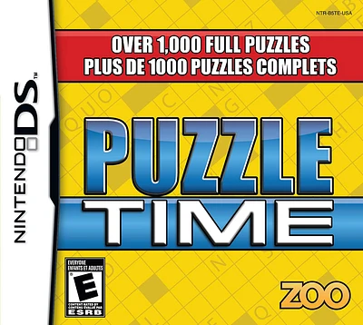 PUZZLE TIME - Nintendo DS - USED