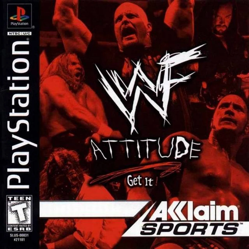 WWF:ATTITUDE - Playstation (PS1) - USED