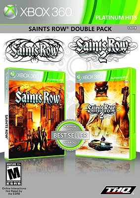 SAINTS ROW/SAINTS ROW 2 DBL PK - Xbox 360 - USED