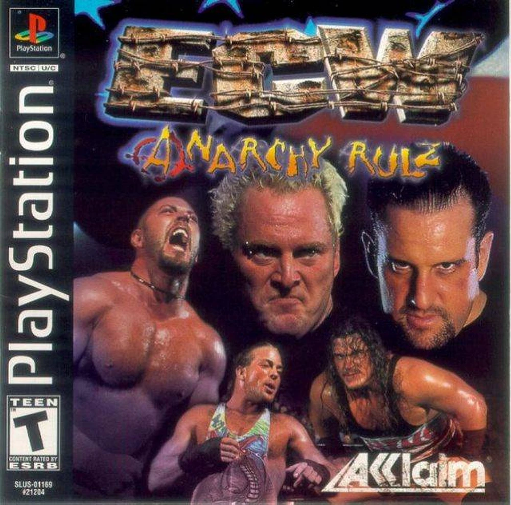 ECW:ANARCHY RULZ - Playstation (PS1) - USED