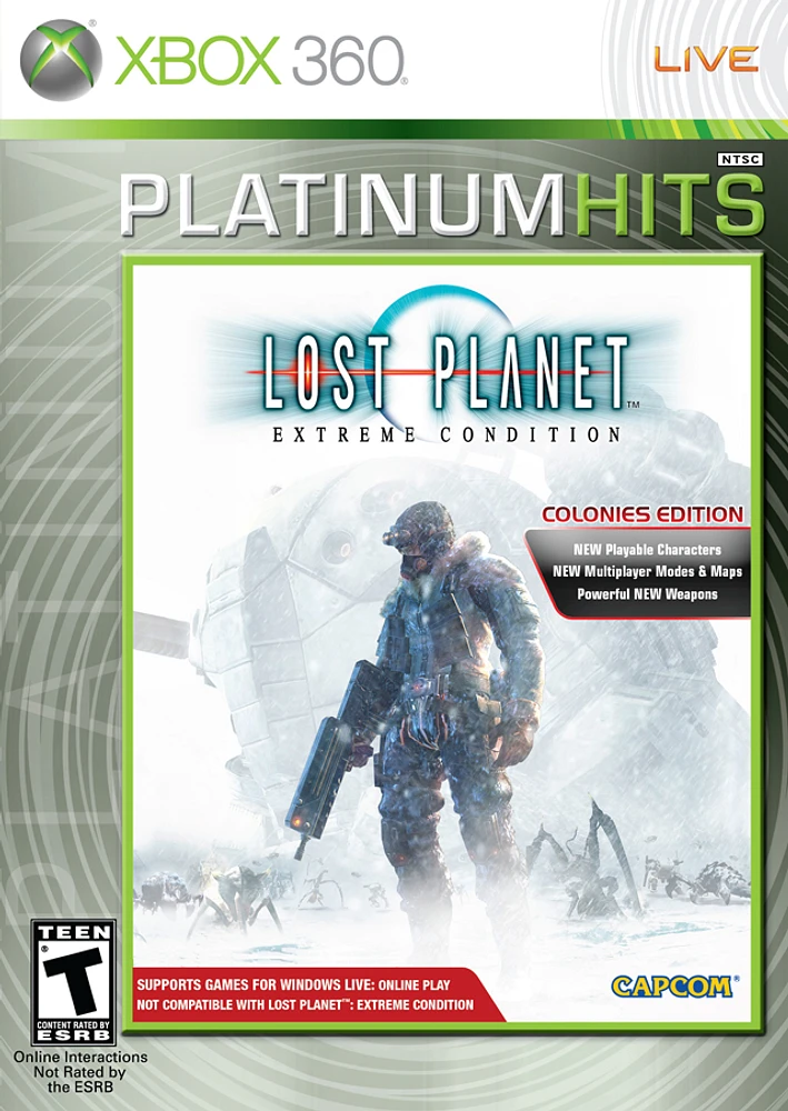 LOST PLANET:COLONIES ED - Xbox 360 - USED