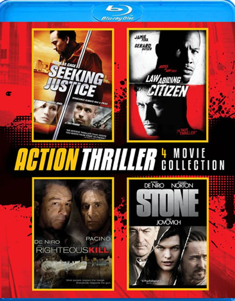 Action Thriller 4 Film Collection - USED