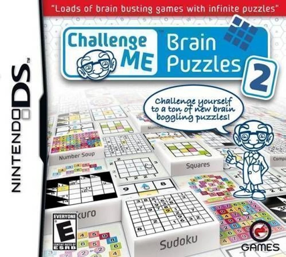 CHALLENGE ME:BRAIN 2 - Nintendo DS - USED