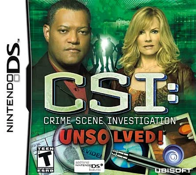 CSI: Unsolved - Nintendo DS - USED