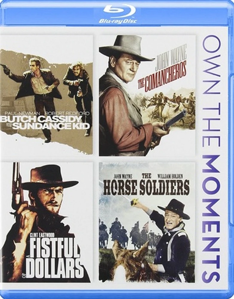 Butch Cassidy & The Sundance Kid / The Comancheros / A Fistful of Dollars / Horse Soldiers - USED