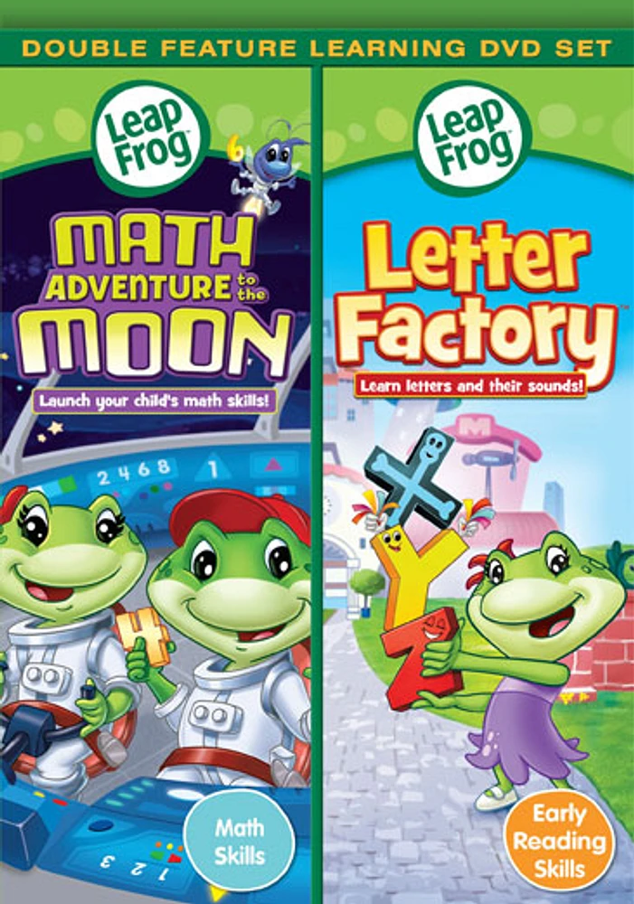 Leapfrog: Math Adventure To The Moon / Letter Factory - USED