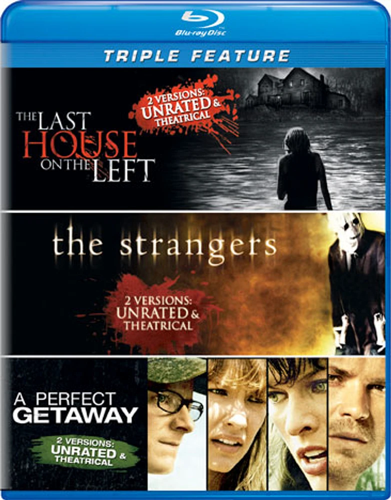 The Last House on the Left / The Strangers / Perfect Getaway - USED